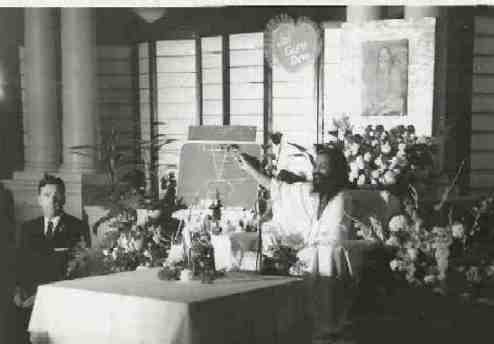 Charles F. Lutes with Maharishi Mahesh Yogi